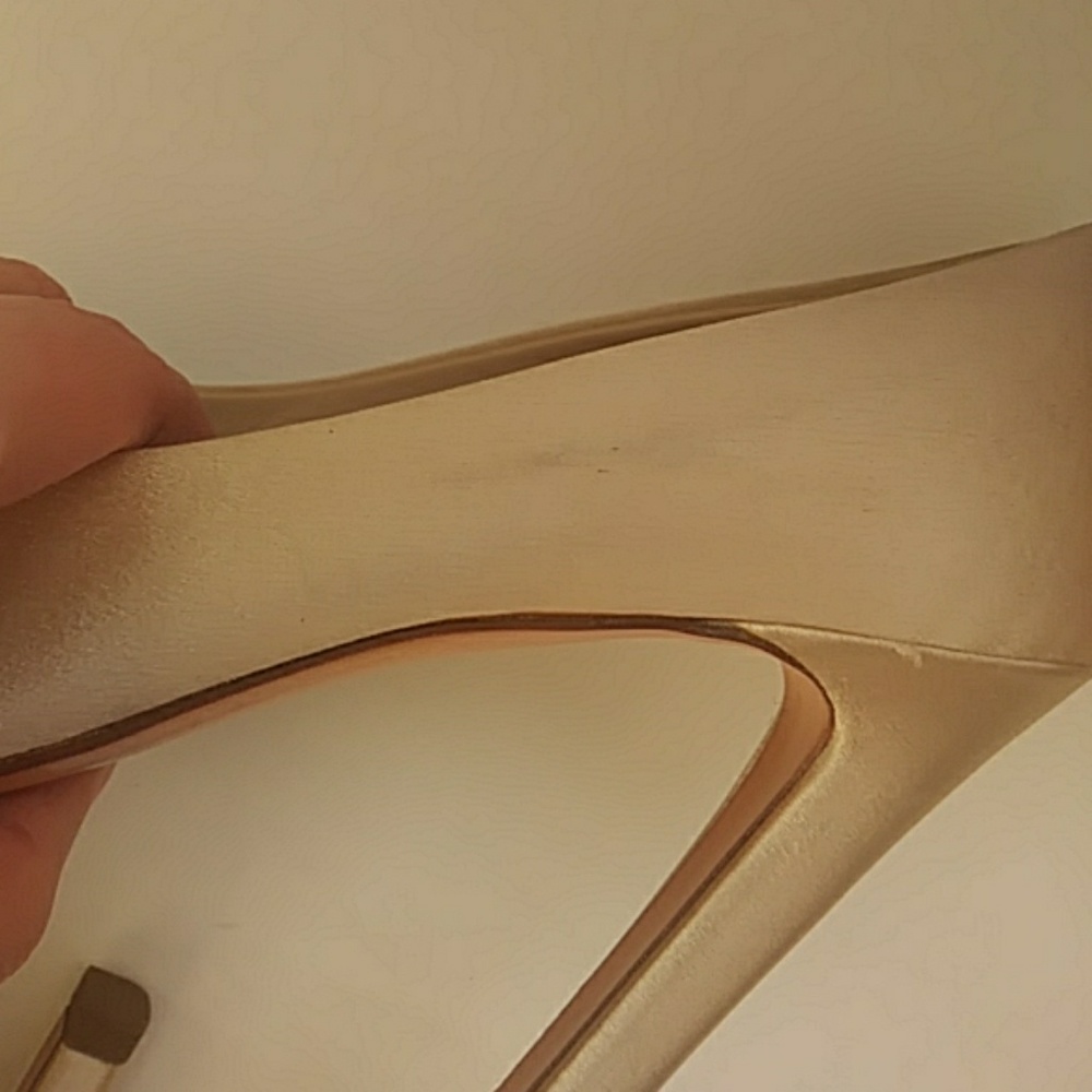 LOUIS VUITTON RARE BEJEWELED NEW SATIN IVORY 4' 37 - Picture 5 of 6